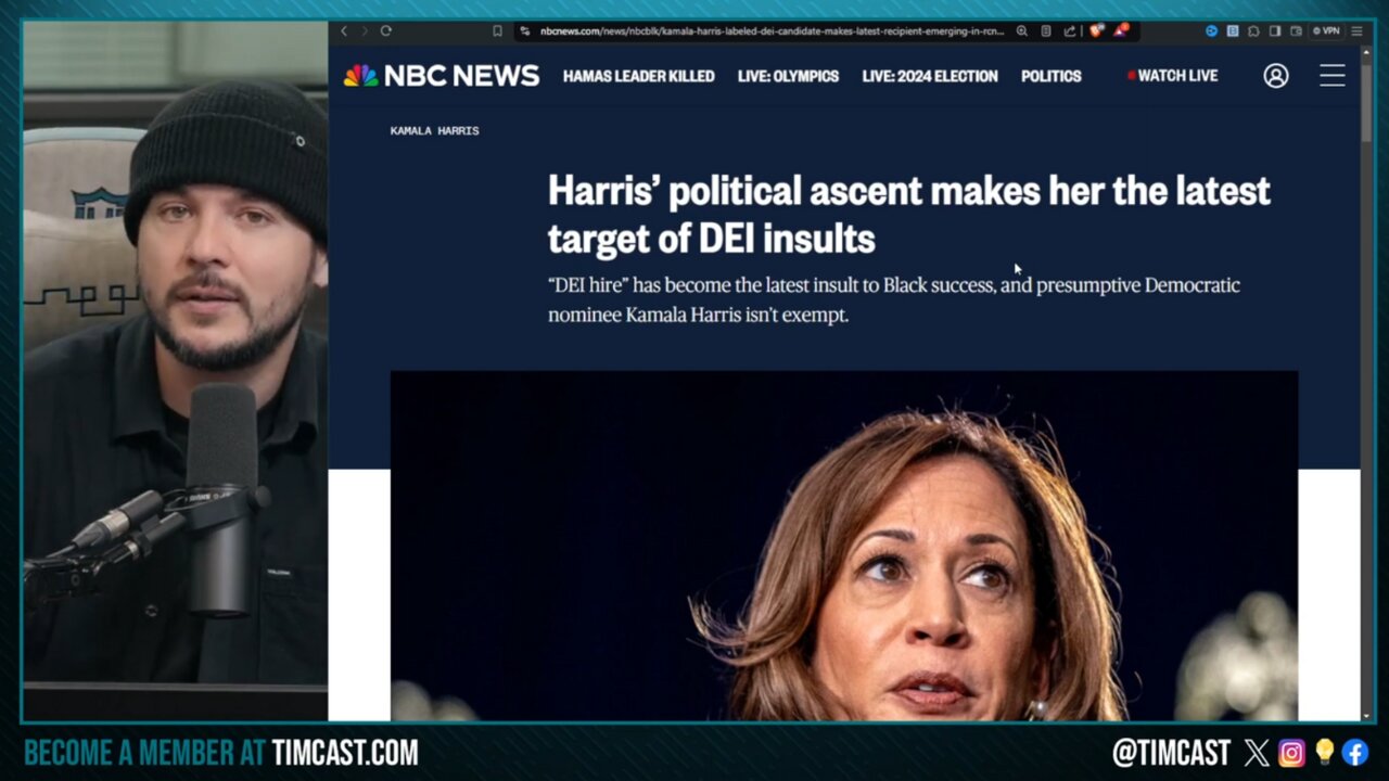 Democrats LOSE IT Over Kamala Being Called DIVERSITY HIRE, But They Should Be PROUD Of Woke Policy