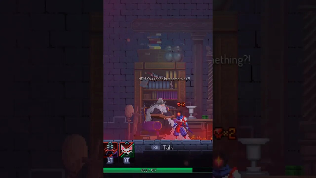 #shorts Annoying The Master Librarian in Dead Cell's DLC Castlevania