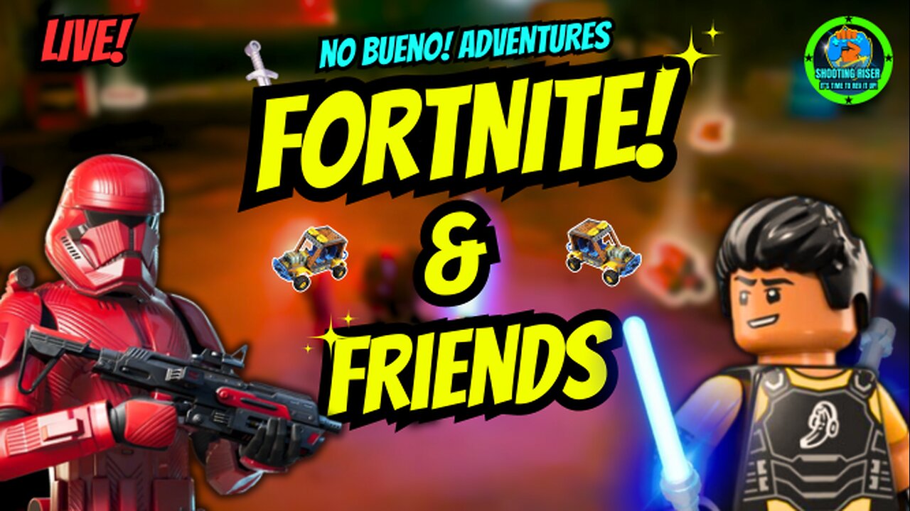 IN A LEGO WORLD, FAR FAR AWAY! STAR WARS ADVENTURES! - Fortnite & Friends + Legos #live #howto #lego