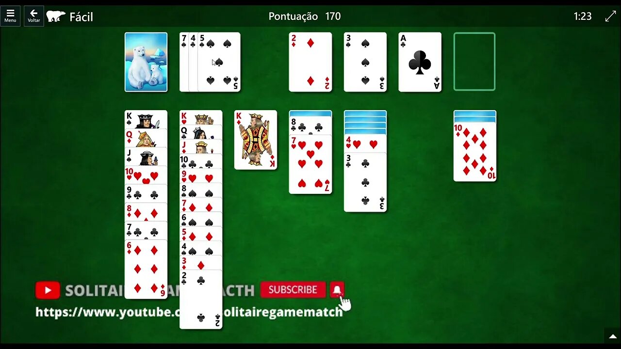 Microsoft Solitaire Collection - Klondike - EASY Level - # 876