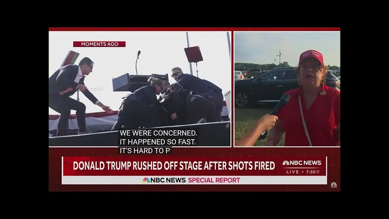 'It happened so fast' | Witness describes moment shots were fired at Donald Trump rally