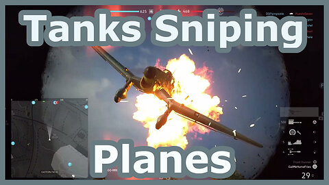 tanks sniping planes