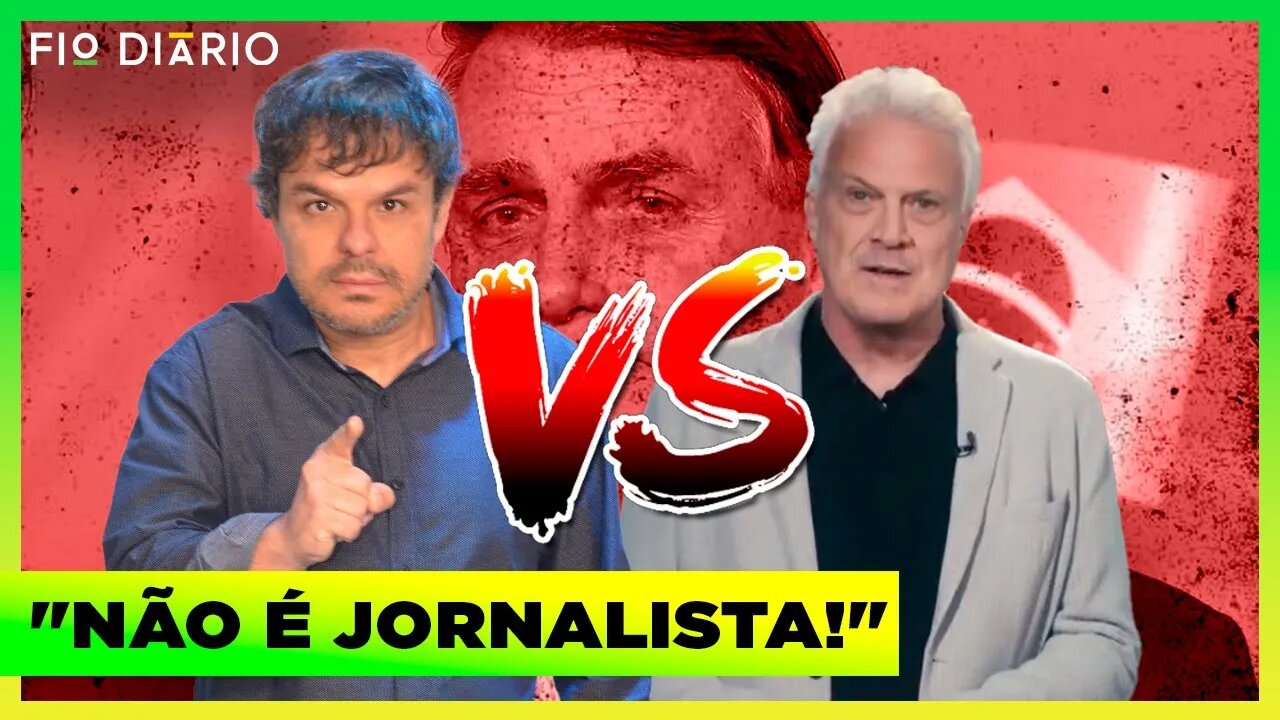 PEDRO BIAL IRONIZA BOLSONARO E É CRITICADO POR ADRILLES JORGE AO VIVO