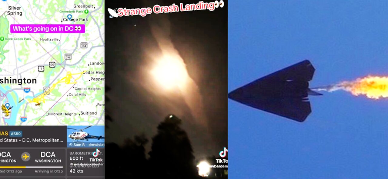 UFO SHOT DOWN BY THE MILITARY SEEN FROM NORTH CAROLINA TO DC!? WHO REALLY IS ELON? COMET VISIBLE!