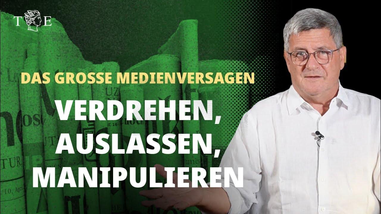 Auslassen, Wegschauen, Wahrheit verdrehen: Das große Medienversagen@Tichys Einblick🙈