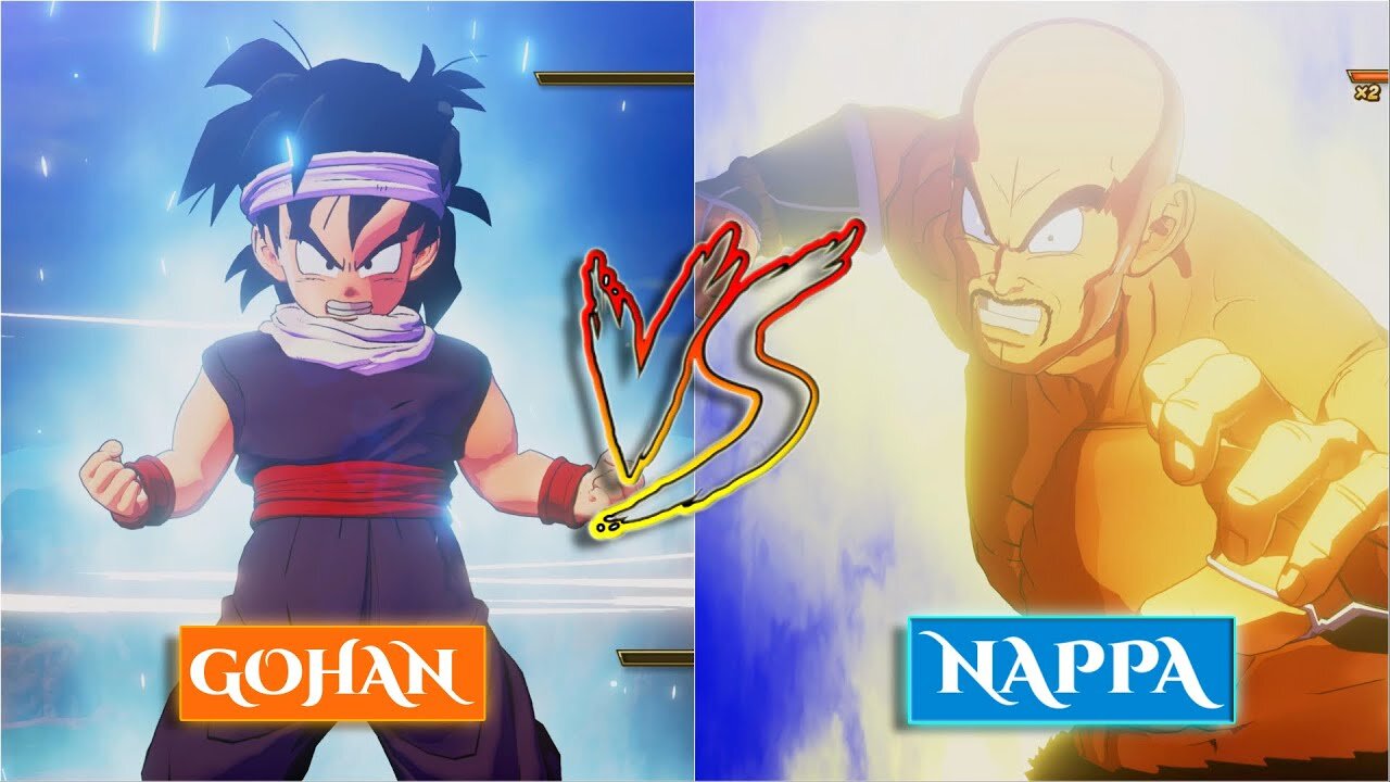 Dragon Ball Z Kakarot Gohan Vs Nappa Fight