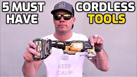 5 MUST HAVE Cordless Tools to Build a Shower!