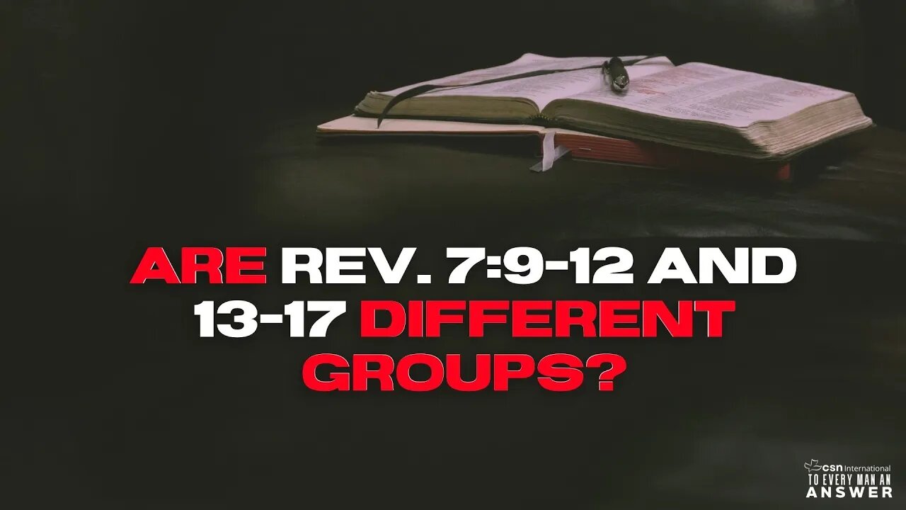 Are Rev. 7:9-12 and 13-17 Different Groups?