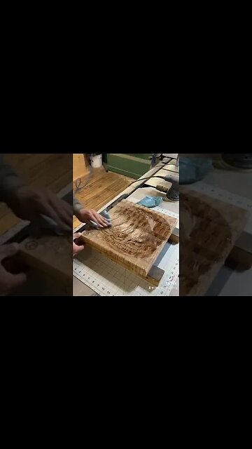 Amazing wood grain (zebrano) #shorts #woodworking #shortvideo #subscribe #cuttingboards