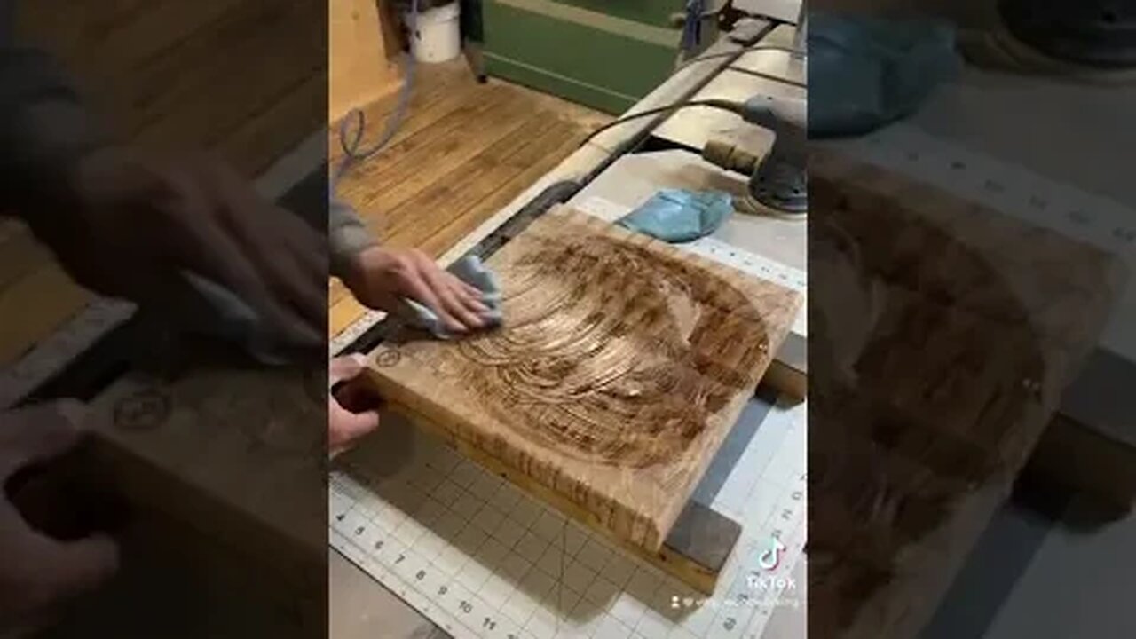 Amazing wood grain (zebrano) #shorts #woodworking #shortvideo #subscribe #cuttingboards