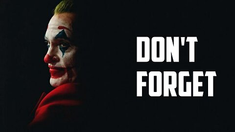 Never Forget Two in your life