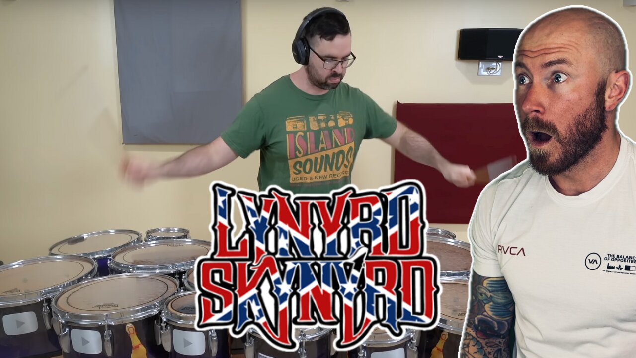 Drummer Reacts To - Entire "Free Bird" Guitar Solo...but It's on DRUMS