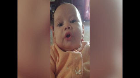 Baby Makes Adorable Faces
