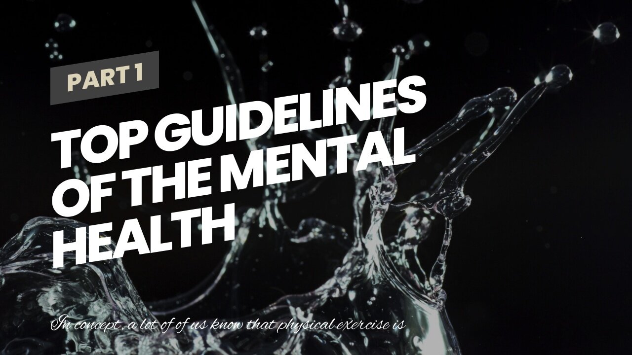 Top Guidelines Of The Mental Health Benefits of Exercise