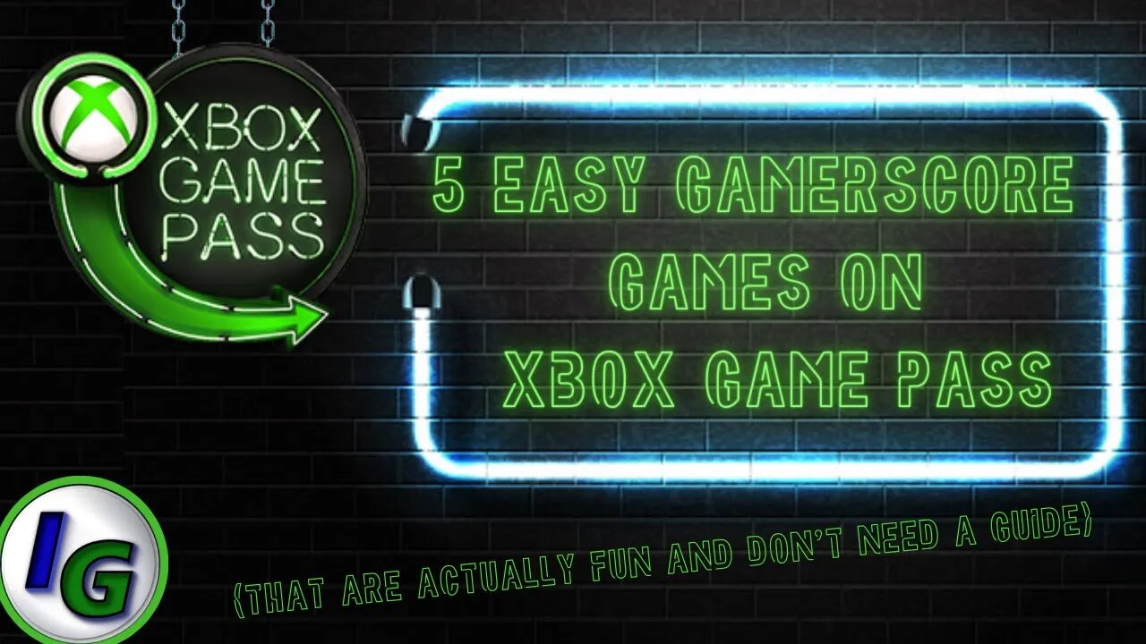 5 Easy and Fun Gamerscore Games on Xbox Game Pass