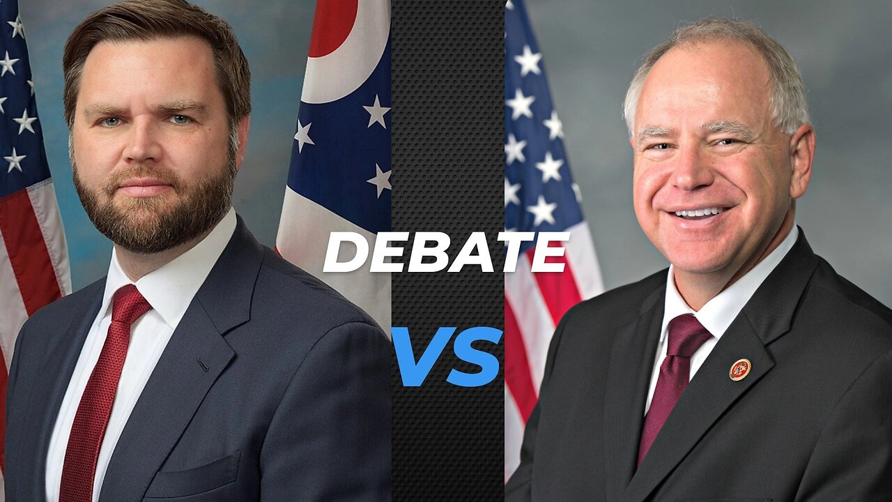 VANCE VS WALZ | VICE PRESIDENTIAL DEBATE | LIVESTREAM