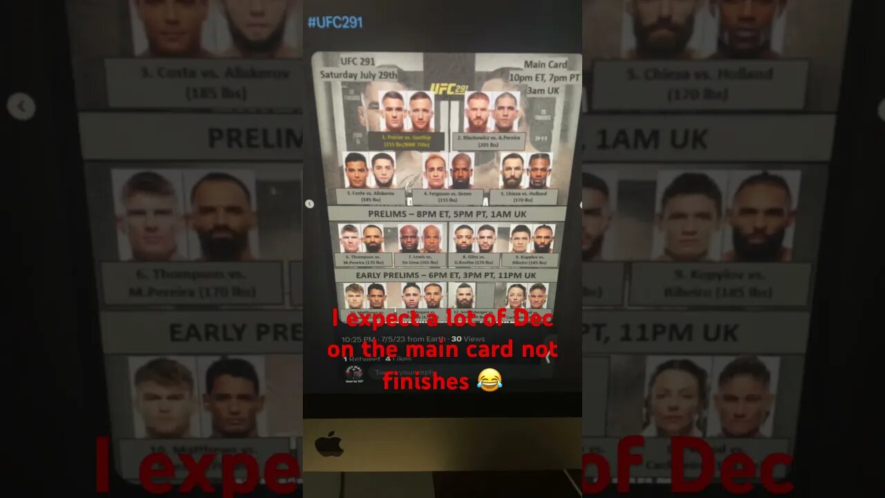 UFC 291 Quick Pick Predictions!