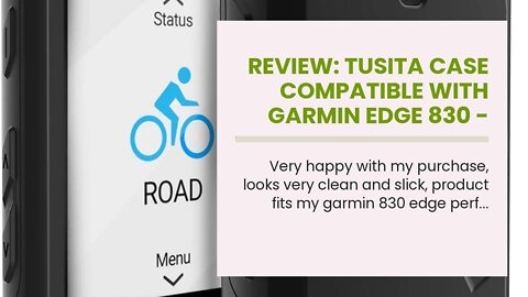 Review: TUSITA Case Compatible with Garmin Edge 830 - Anti Drop Silicone Protective Cover - Cyc...