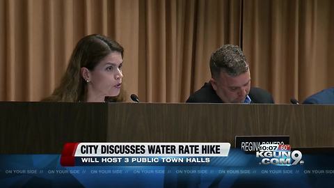 City Council discusses water rate price increase