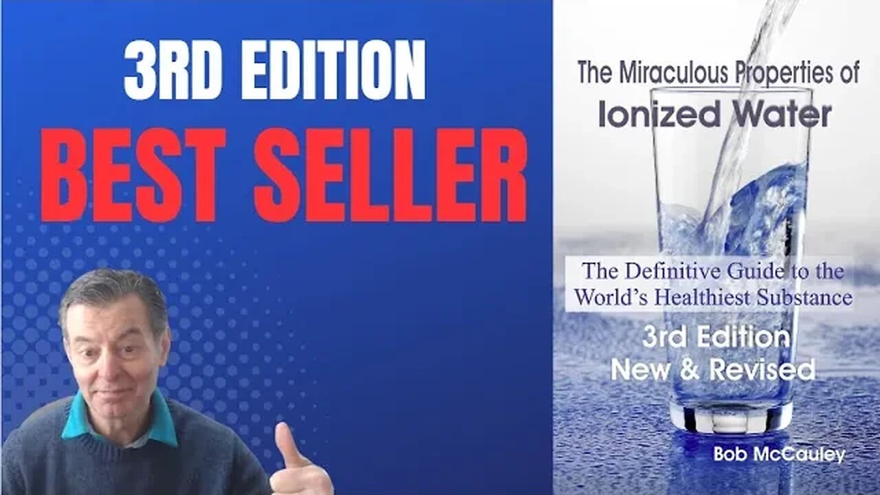 My BEST SELLING Book #ionizedwater