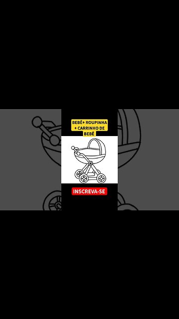COMO DESENHAR BEBÊ + ROUPA+ CARRINHO DE BEBÊ #shorts #bonecadepapel #paperdolls