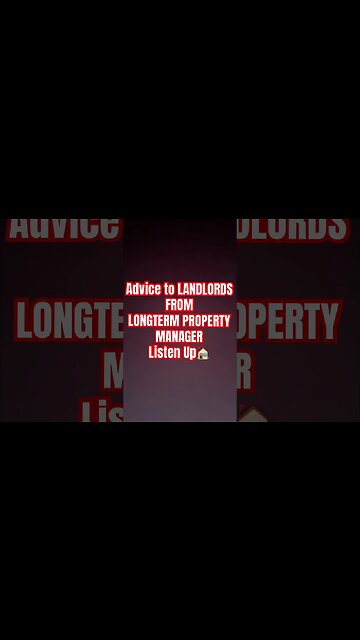 ADVICE TO LANDLORDS: TEACH YOUR TENANTS HOW TO TREAT YOU #Get2Steppin w/S2 🏠