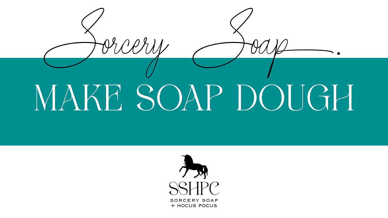 Make Soap Dough WHITE by Sorcery Soap™ || #soapdough #soapmaking