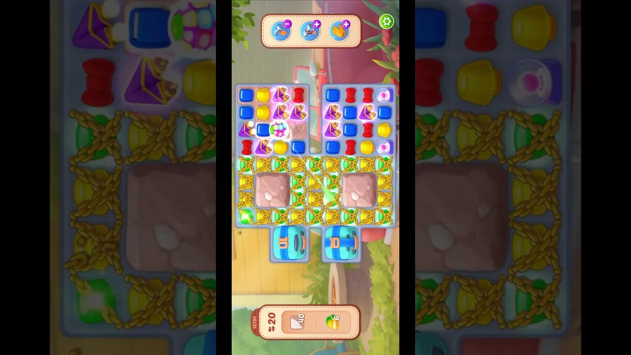 Shorts Playrix Homescapes Gameplay Walkthrough Level 12795-010