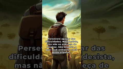 Vem comigo: gratidão, perseverança e propósito