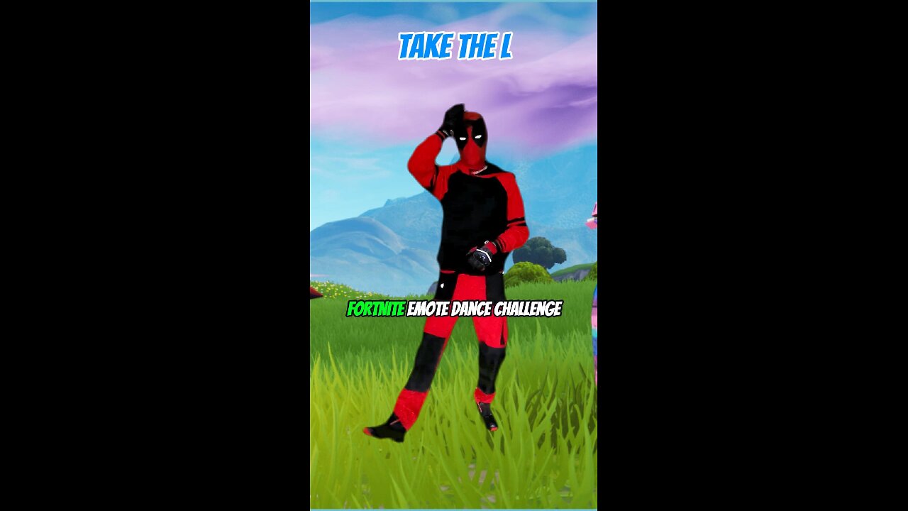 Fortnite Emote Dance Challenge (Sped Up Version) #shorts #deadpool #fortnite