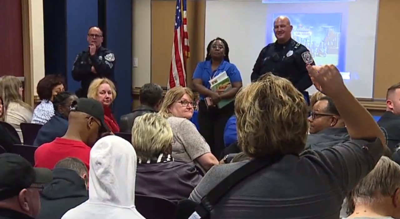 Chief of police addresses North Las Vegas community outrage over recent shootings