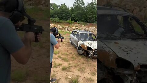 9mm Sub Gun Vs Car