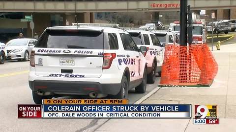 Colerain officer in critical condition