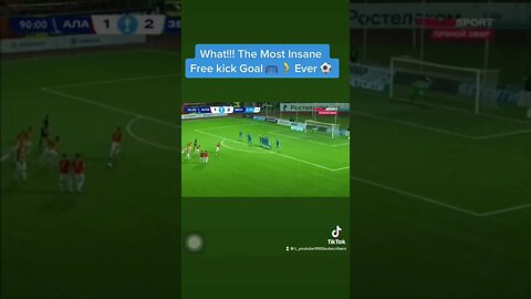 What!!! The Most Insane Free kick Goal 🥅 🦵 Ever ⚽️ #followback💯 #goals #football #sports