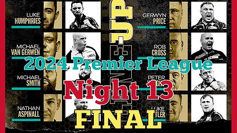 2024 Premier League Night 13 Littler v Cross