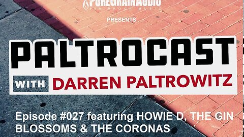 Paltrocast With Darren Paltrowitz - Episode #027: Howie D, The Gin Blossoms & The Coronas