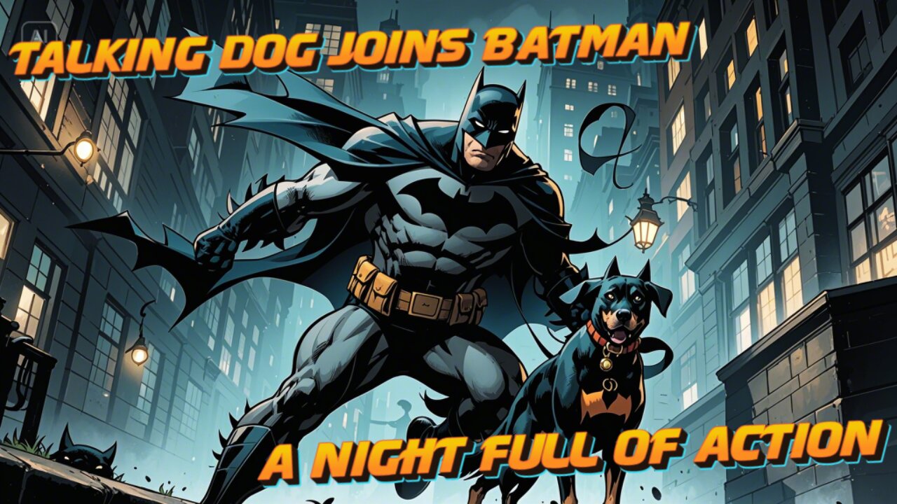 Talking Dog & Batman An Epic Nighttime Adventure