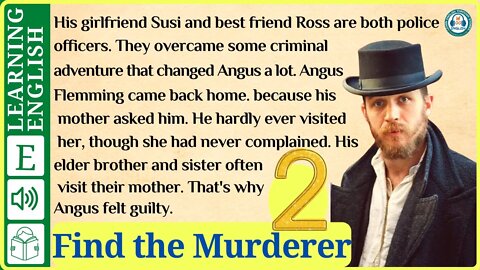 learn English through story level 3 🍁 find the murderer 2 | WooEnglish