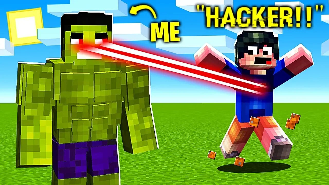 I Trolled Him As HULK In Minecraft.. (Crazy Craft)