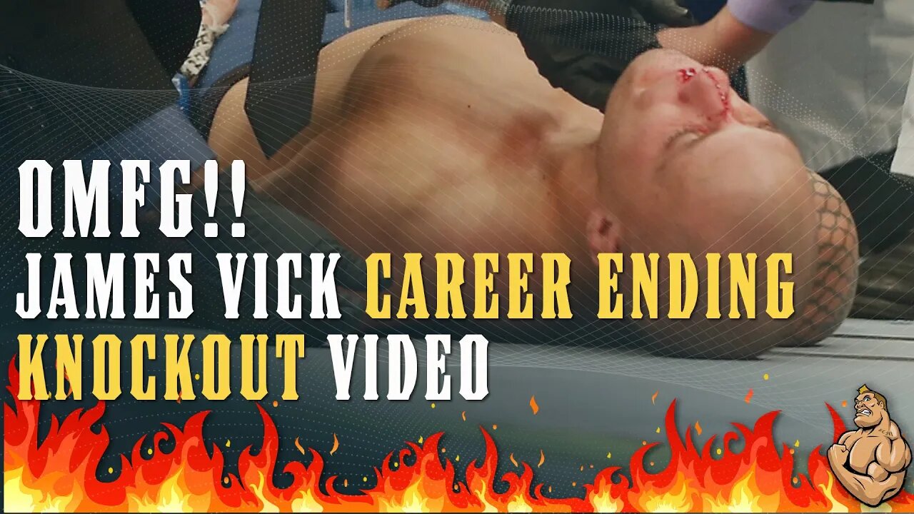 OMFG!!! INSANE Video of James Vick Career Ending Jaw Breaking KNOCKOUT