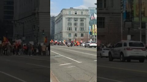 1/14/22 Nancy Drew in DC- Live Video 3- Very Loud but Peaceful Ethiopian Protest...