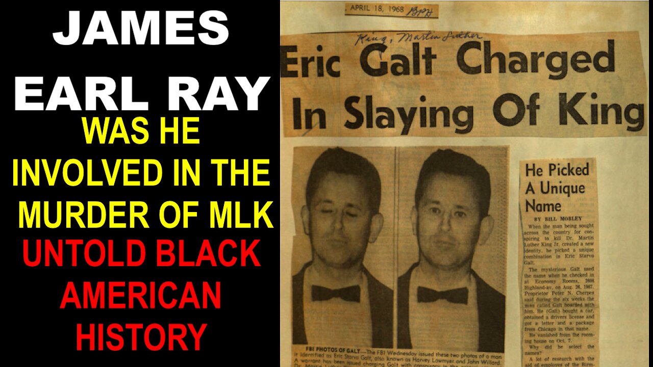 THE ASSASSINATION OF DR. MARTIN LUTHER KING JR : WAS JAMES EARL RAY INVOLVED OR WAS HE FRAMED