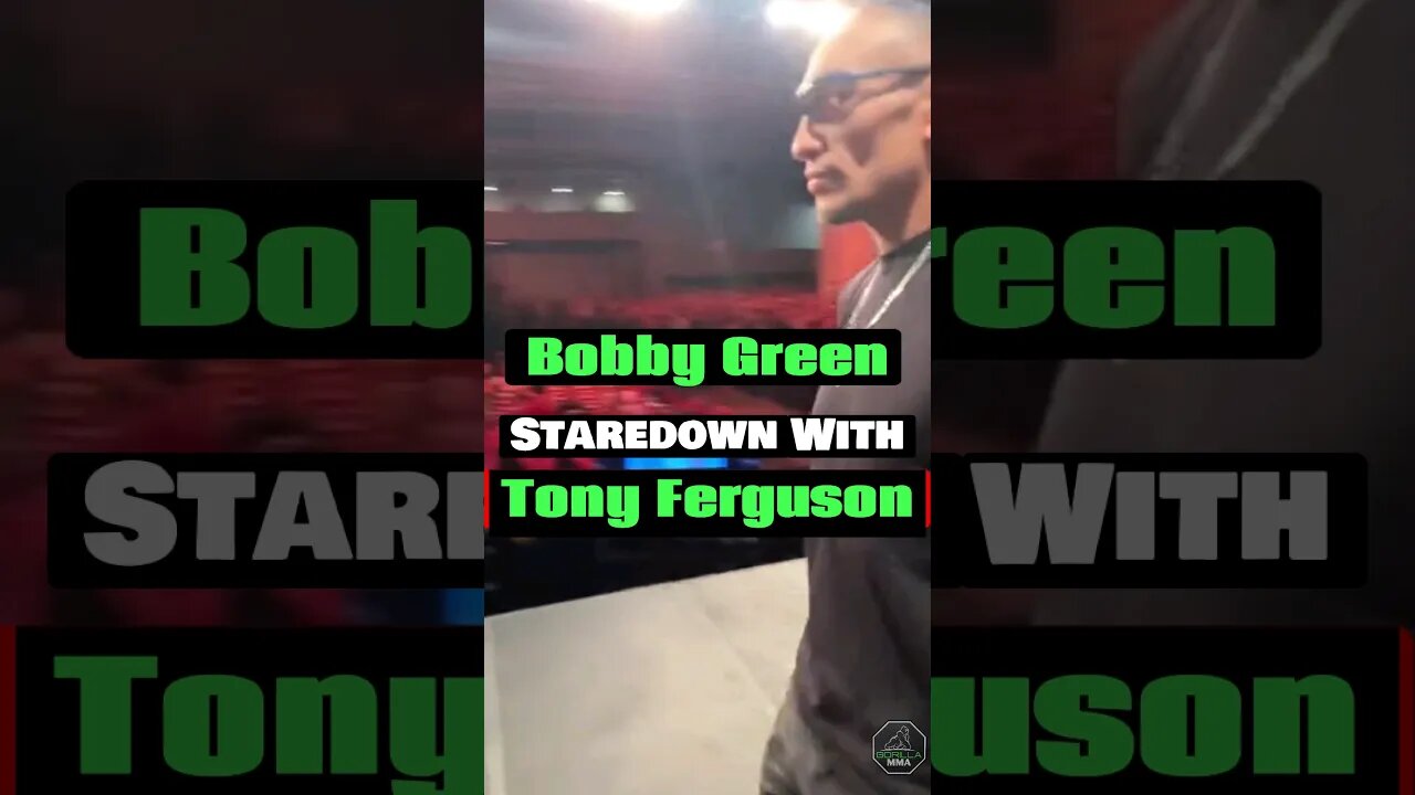 Bobby Green vs. Tony Ferguson Staredown 😃 I Was Waiting for Tony to Grab Sand - #ufc291 #shorts