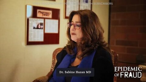Dr. Sabine Hazan spoke about the failures, corruption and censorship surrounding COVID-19