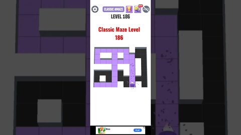 Classic Maze Level 186. #shorts