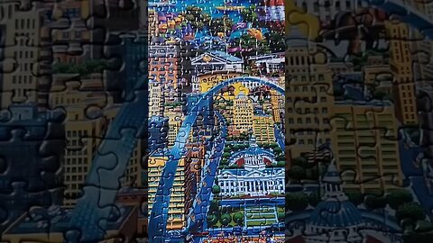 The Last Piece is so satisfying! 60,000 pieces 57 Days #shorts #puzzles