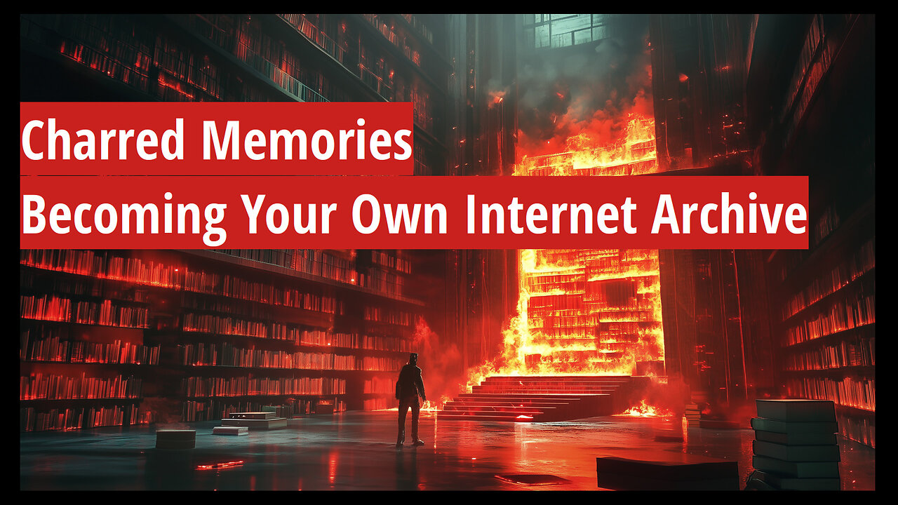 Charred Memories: Becoming Your Own Internet Archive