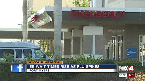 ER Wait Times Rise as Flu Spikes