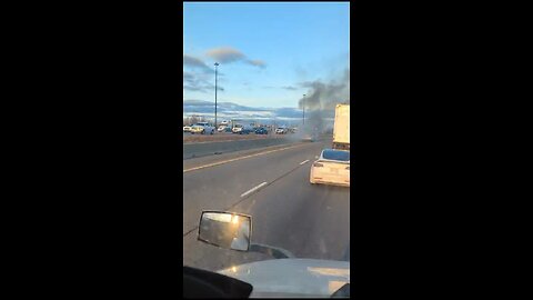 Vehicle Fire On Highway