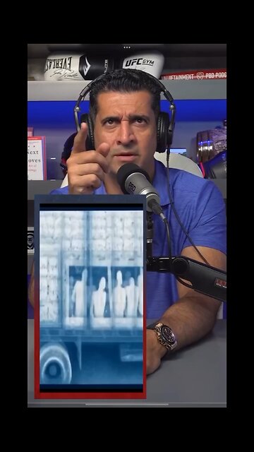 Disturbing X-Rays at the Border Showing Human Trafficking.